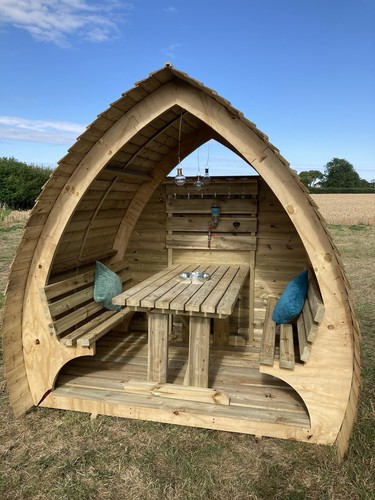 Garden bar pod bench - garden,